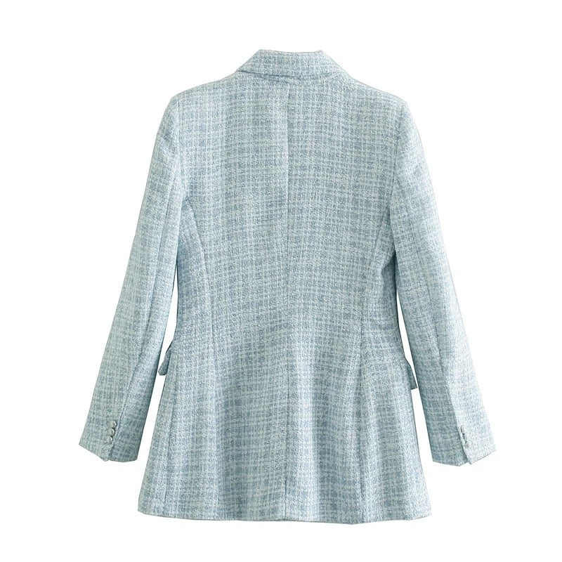 Tweed Blazer Office Lady - Cristel Isabel Marcon
