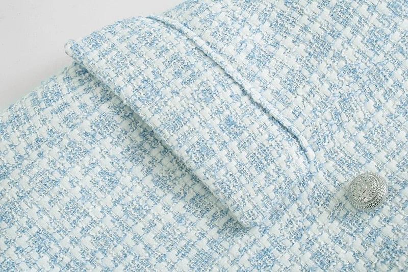 Tweed Blazer Office Lady - Cristel Isabel Marcon